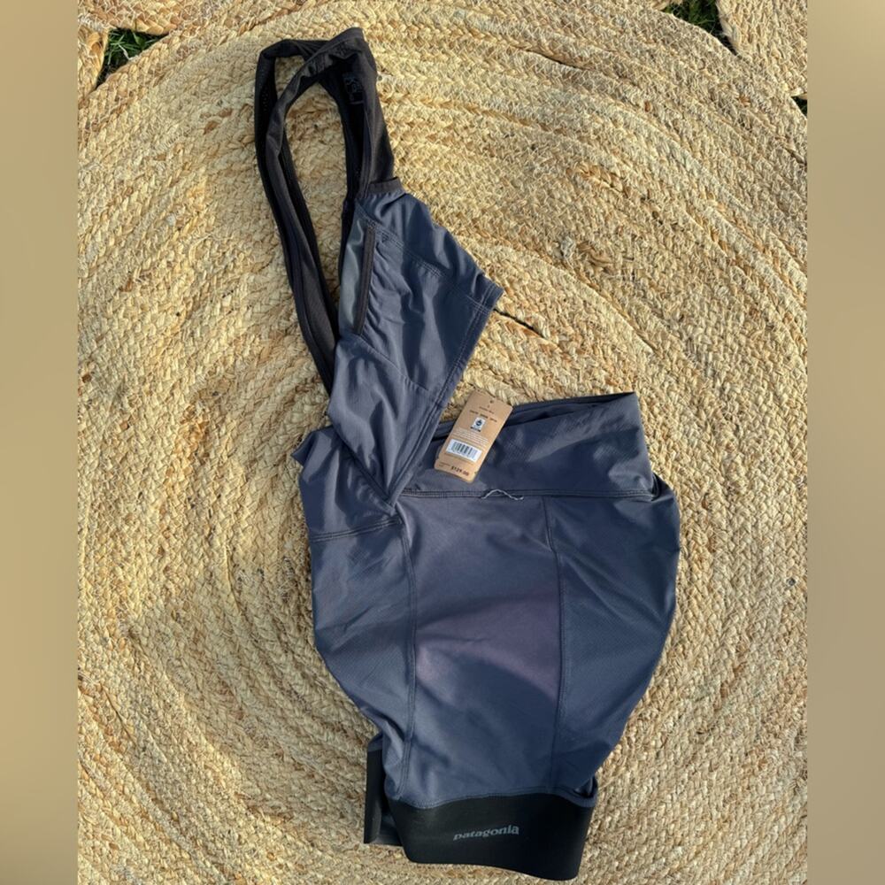 Patagonia Women’s Small New NWT Endless Ride Liner Bibs - Smolder Blue - Picture 6 of 7